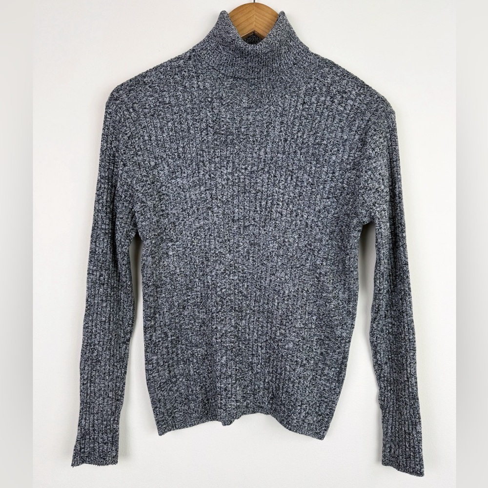 Talbots Vintage Ribbed Knit Turtleneck Sweater